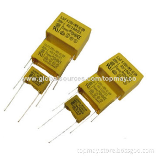 Polypropylene Film Capacitor with 2.5kV Impulse Voltage and 0.0022 to 4.7μF Capacitance